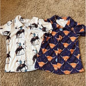 Boutique Collared Toddler Shirts